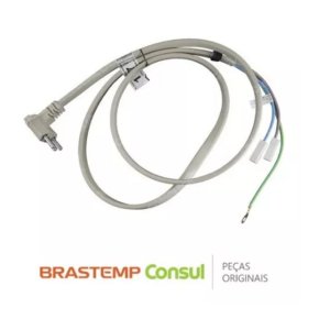 CORDAO DE ALIMENTACAO SECADORA BRASTEMP 127V/60HZ 20A