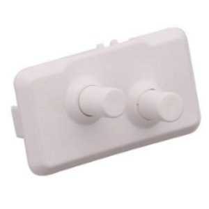 INTERRUPTOR DUPLO BRANCO BRASTEMP CONSUL BRE50 CRM45/55