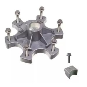 SUPORTE CESTO COM CUNHA E PARAFUSO - ALADO 7112158