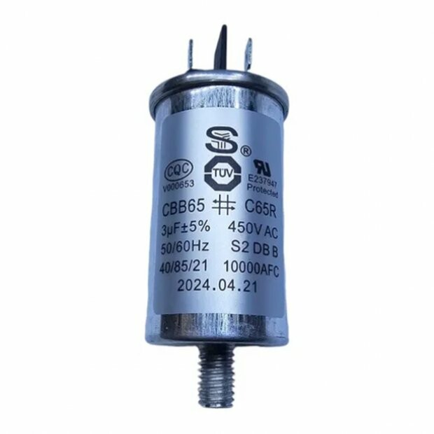 CAPACITOR LAVA LOUCA 3UF C/ PARAFUSO 220V (450V) A07888901