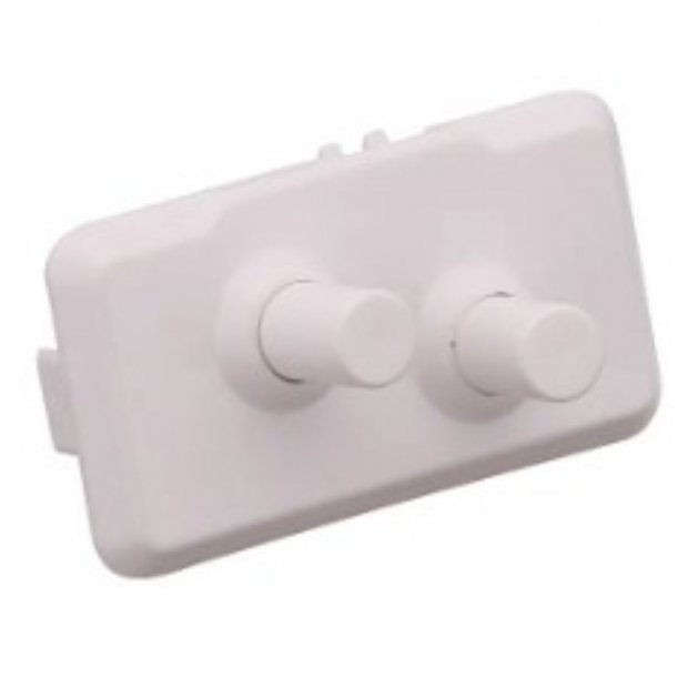 INTERRUPTOR DUPLO BRANCO BRASTEMP CONSUL BRE50 CRM45/55