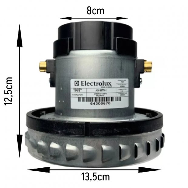MOTOR ASP ORIGINAL BPS1S 127V 1100W - 64300670 A09297701
