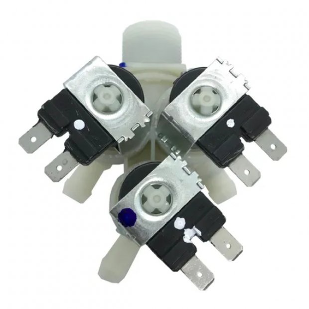 VALVULA 3 VIAS LAVA SECA MIDEA 127V LSA LSC LSD SVA-00710-M